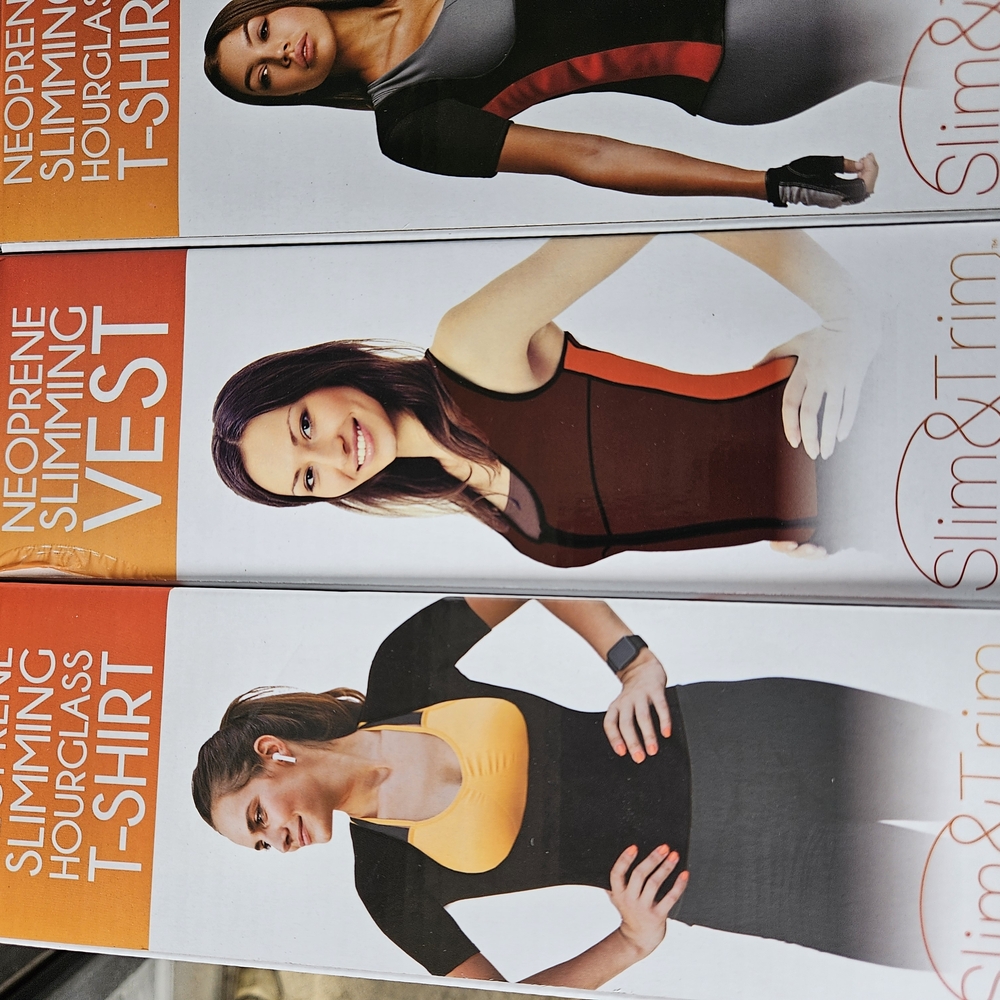 Slim & Trim Neoprene Slimming Vest and T-Shirt Set